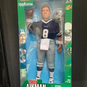 TROY AIKMAN Dallas Cowboys Starting Lineup 12" Action POSABLE Figure NIB